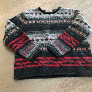 Vintage?  Wool Knit Winter Oversized? Sweater  L